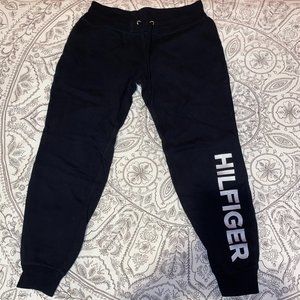 tommy hilfiger black joggers